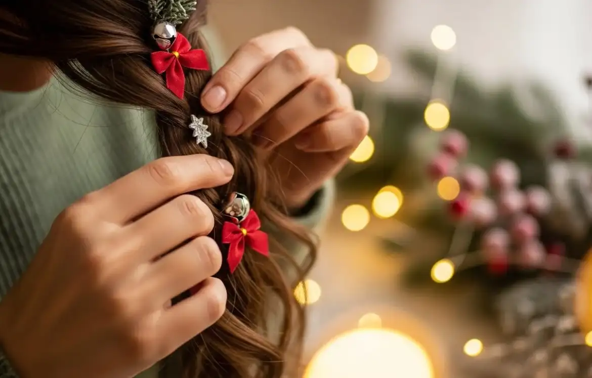 20 Cute Christmas Hairstyles Perfect for Every Age
