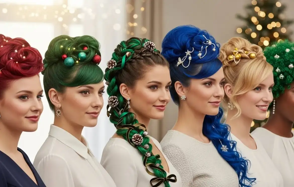 20 Wild Christmas Hairstyles That Are Totally Unique 20 Wild Christmas Hairstyles That Are Totally Unique