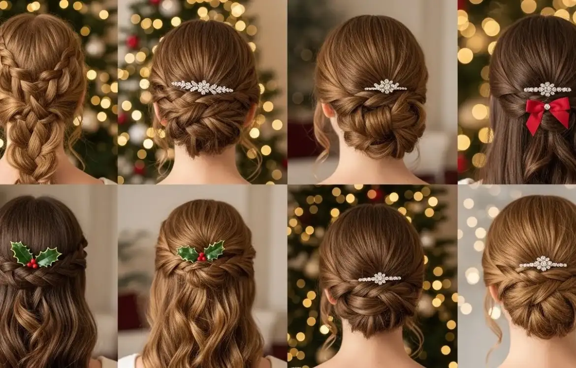 25 Adorable Christmas Hairstyles That Will Steal the Show