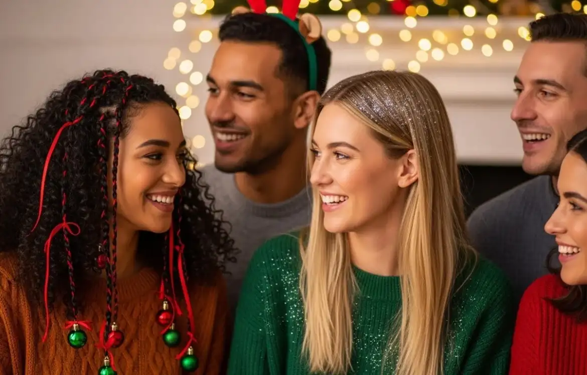 20 Fun Christmas Hairstyles That Are Totally Unique 20 Fun Christmas Hairstyles That Are Totally Unique