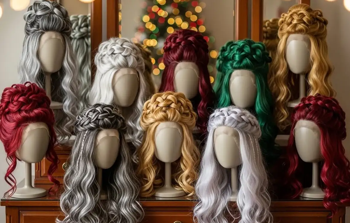 20 Fun Christmas Wig Hairstyles That Transform Your Look 20 Fun Christmas Wig Hairstyles That Transform Your Look