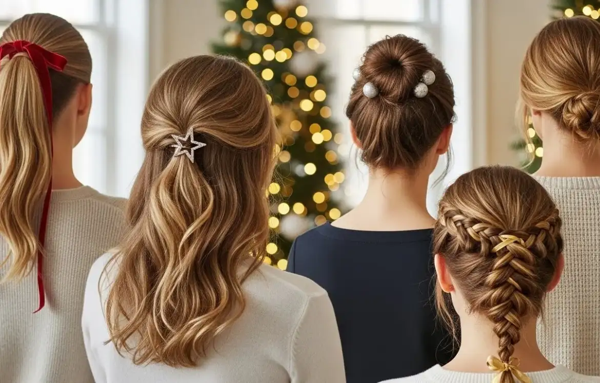 20 Quick Christmas Day Hairstyles You’ll Love 20 Quick Christmas Day Hairstyles You’ll Love