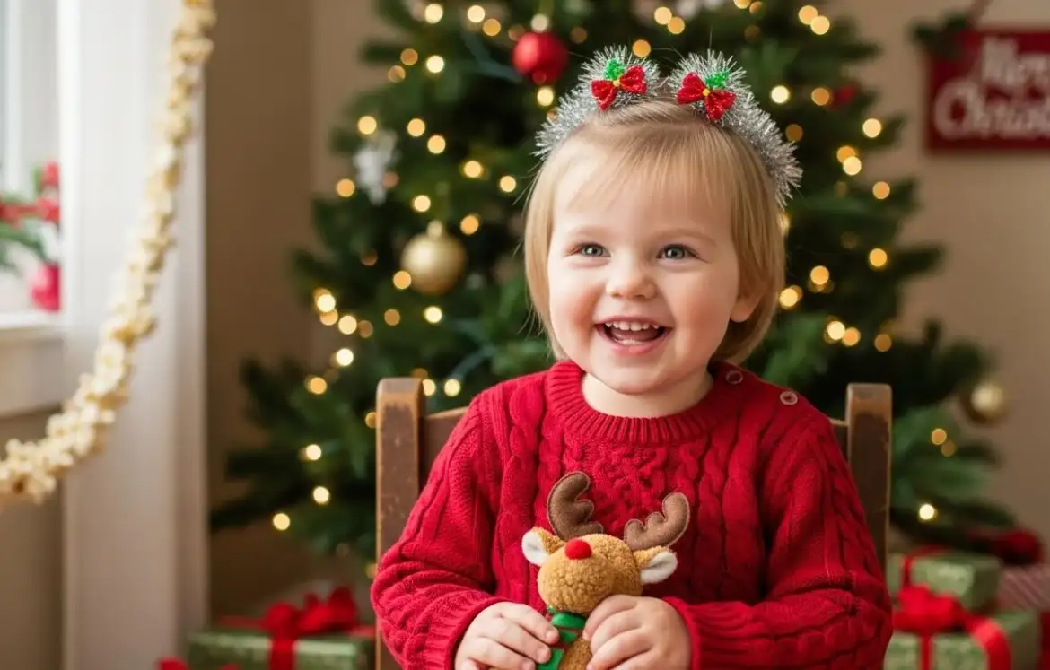 20 Toddler Girl Christmas Hairstyles That Are Cute & Quick