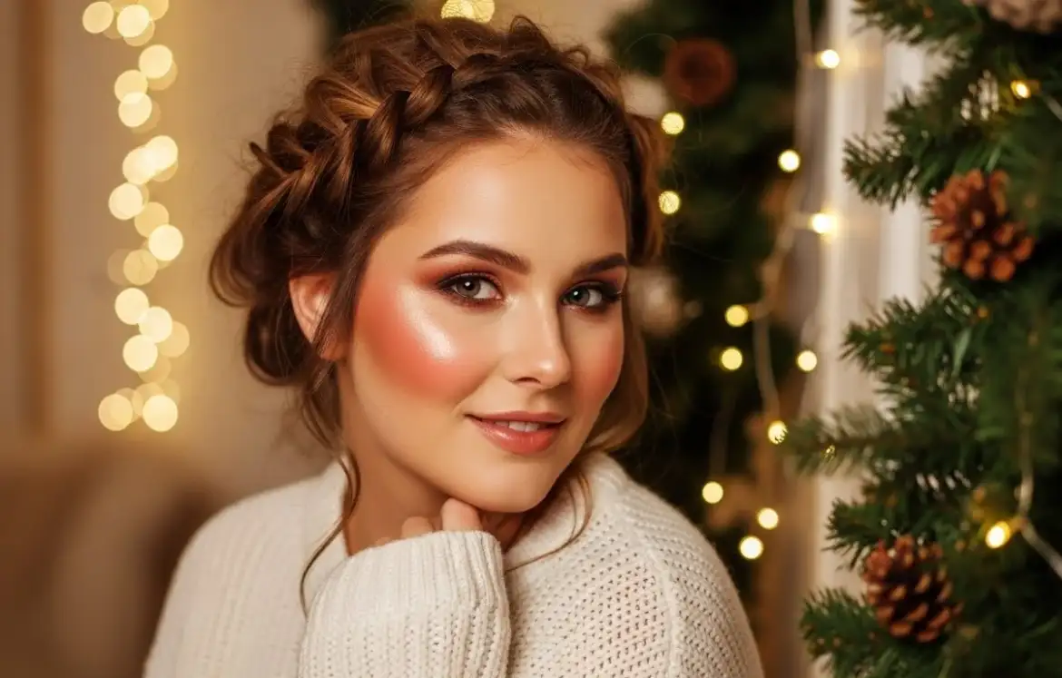 25 Easy Christmas Braids Hairstyles to Try at Home