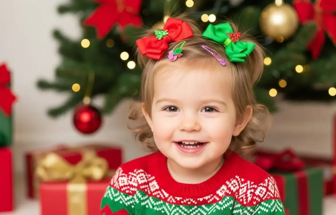 25 Easy Toddler Christmas Hairstyles for Every Occasion
