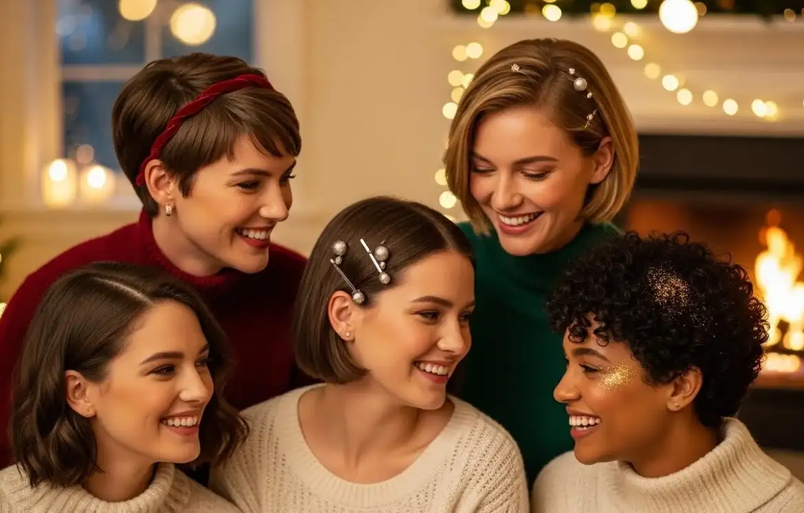 25 Short Christmas Hairstyles That Look Effortlessly Cute