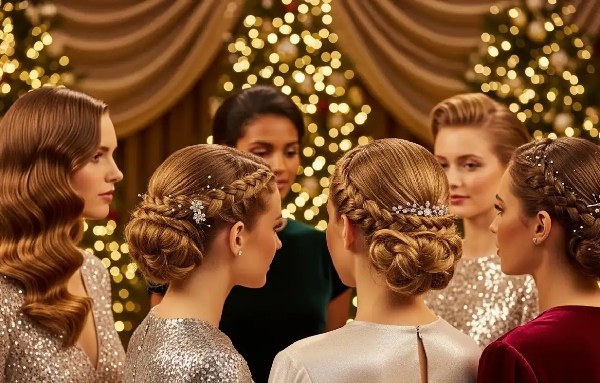 30 Glam Hairstyles for Christmas Party to Impress Everyone