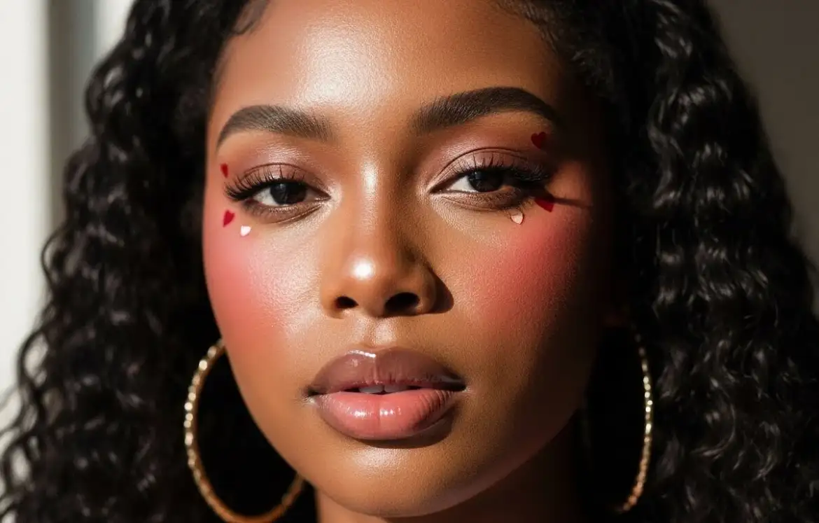 How to Do Valentine Makeup That Pops on Dark Skin
